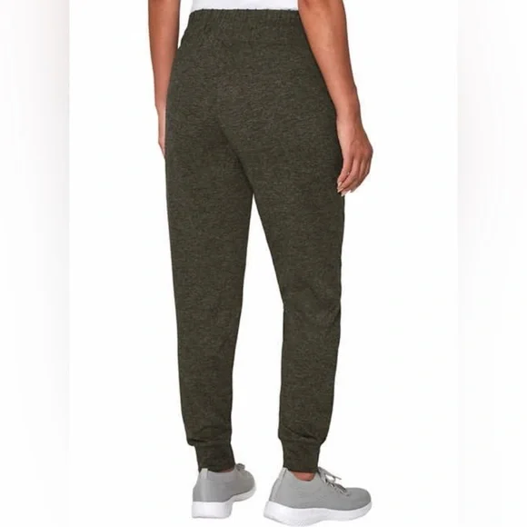 Mondetta Brushed Olive Green Joggers Activewear High Rise Full Length Casual Gym - Picture 1 of 16